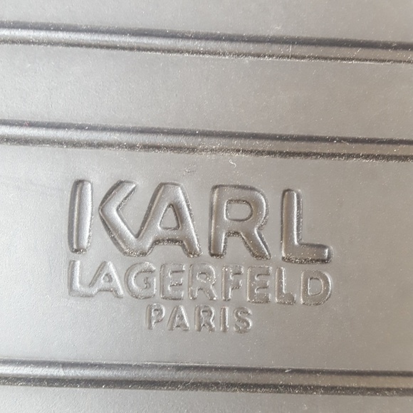 Karl Lagerfeld black  Zaira slides new with tags - Picture 7 of 7